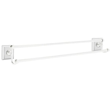 Emtek - Traditional Brass Double Towel Bar, 30 Inch