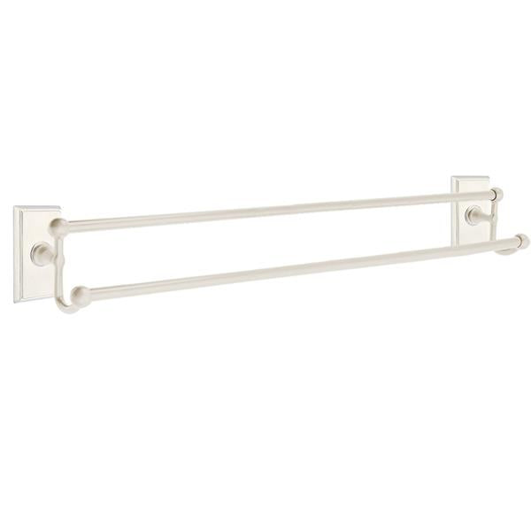 Emtek - Traditional Brass Double Towel Bar, 30 Inch