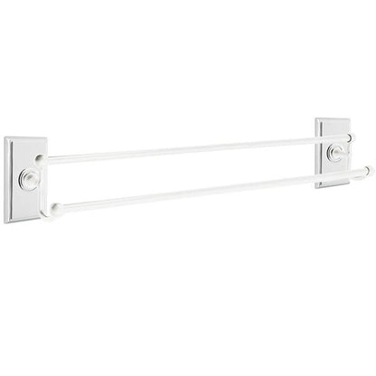 Emtek - Traditional Brass Double Towel Bar, 30 Inch
