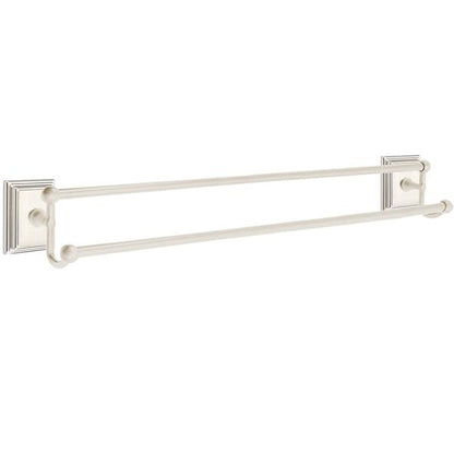 Emtek - Traditional Brass Double Towel Bar, 30 Inch