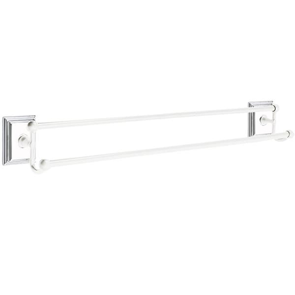 Emtek - Traditional Brass Double Towel Bar, 30 Inch