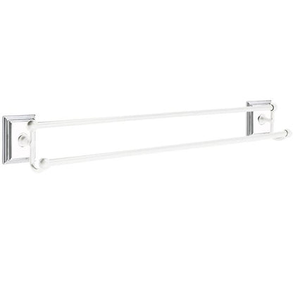 Emtek - Traditional Brass Double Towel Bar, 30 Inch
