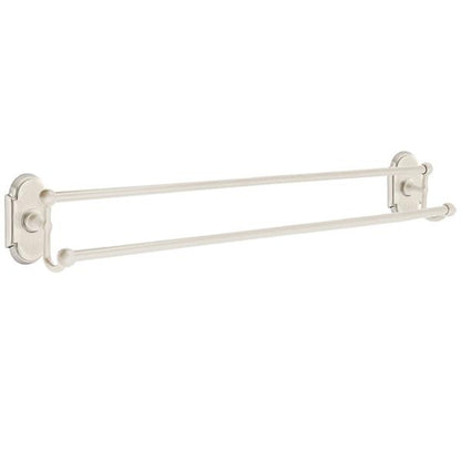 Emtek - Traditional Brass Double Towel Bar, 30 Inch