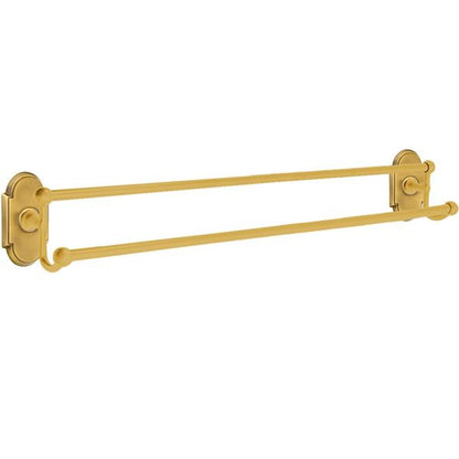 Emtek - Traditional Brass Double Towel Bar, 30 Inch