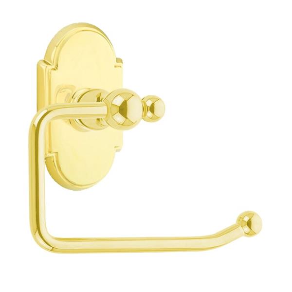 Emtek - Traditional Brass Toilet Paper Holder Bar Style