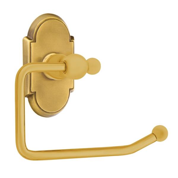 Emtek - Traditional Brass Toilet Paper Holder Bar Style