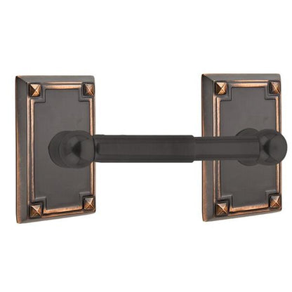 Emtek - Traditional Brass Toilet Paper Holder Spring Rod Style