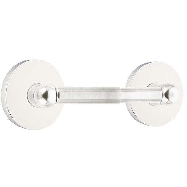 Emtek - Traditional Brass Toilet Paper Holder Spring Rod Style