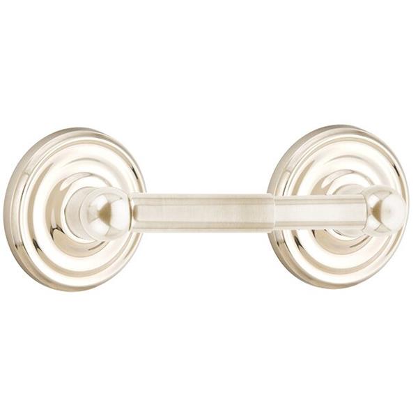 Emtek - Traditional Brass Toilet Paper Holder Spring Rod Style