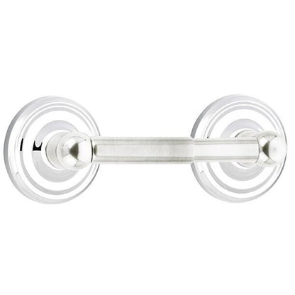 Emtek - Traditional Brass Toilet Paper Holder Spring Rod Style