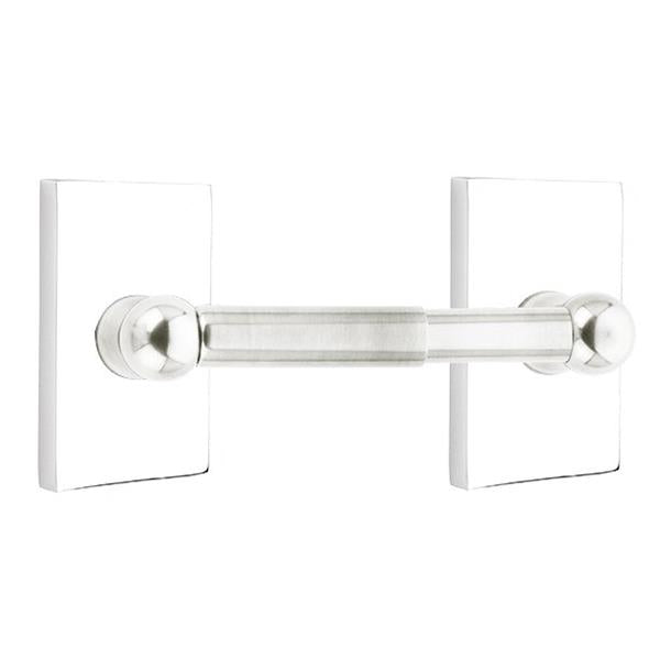 Emtek - Traditional Brass Toilet Paper Holder Spring Rod Style