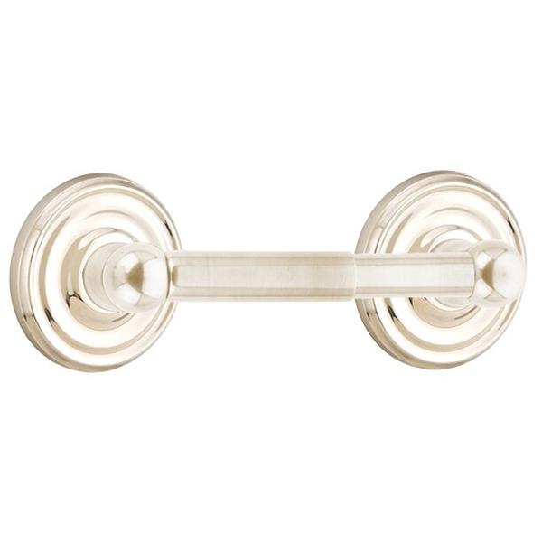 Emtek - Traditional Brass Toilet Paper Holder Spring Rod Style