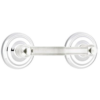 Emtek - Traditional Brass Toilet Paper Holder Spring Rod Style