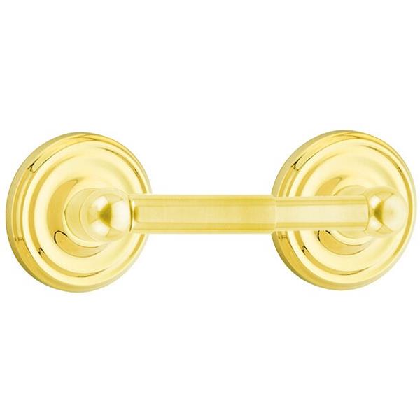 Emtek - Traditional Brass Toilet Paper Holder Spring Rod Style