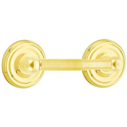 Emtek - Traditional Brass Toilet Paper Holder Spring Rod Style