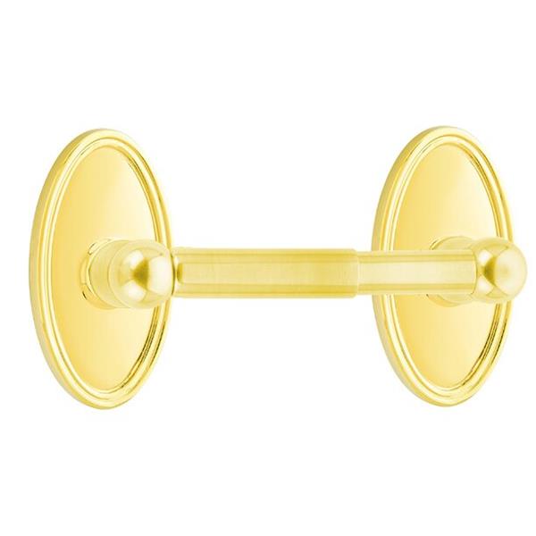 Emtek - Traditional Brass Toilet Paper Holder Spring Rod Style