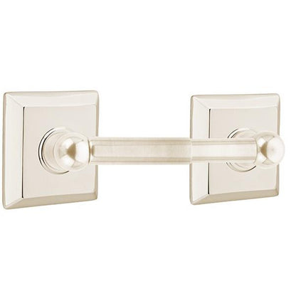 Emtek - Traditional Brass Toilet Paper Holder Spring Rod Style