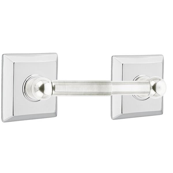 Emtek - Traditional Brass Toilet Paper Holder Spring Rod Style