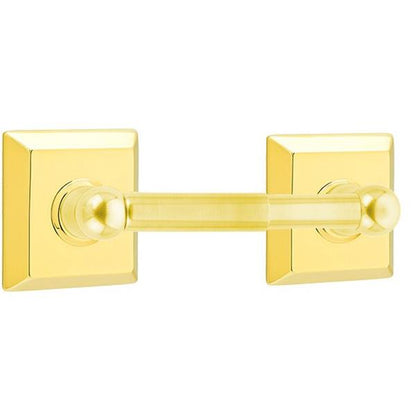 Emtek - Traditional Brass Toilet Paper Holder Spring Rod Style