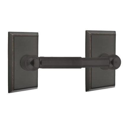 Emtek - Traditional Brass Toilet Paper Holder Spring Rod Style