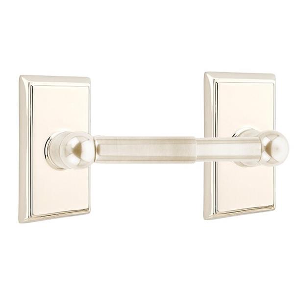 Emtek - Traditional Brass Toilet Paper Holder Spring Rod Style