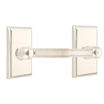 Emtek - Traditional Brass Toilet Paper Holder Spring Rod Style