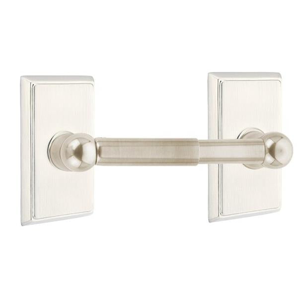 Emtek - Traditional Brass Toilet Paper Holder Spring Rod Style