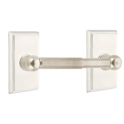 Emtek - Traditional Brass Toilet Paper Holder Spring Rod Style