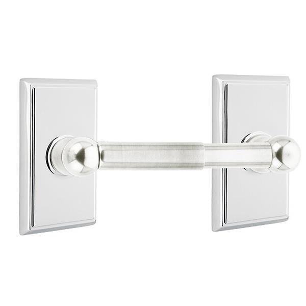 Emtek - Traditional Brass Toilet Paper Holder Spring Rod Style