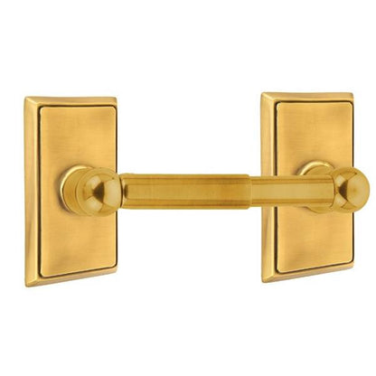 Emtek - Traditional Brass Toilet Paper Holder Spring Rod Style