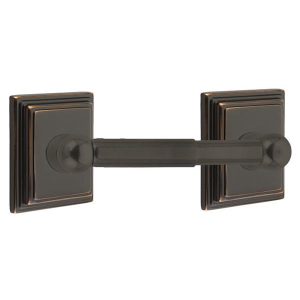 Emtek - Traditional Brass Toilet Paper Holder Spring Rod Style