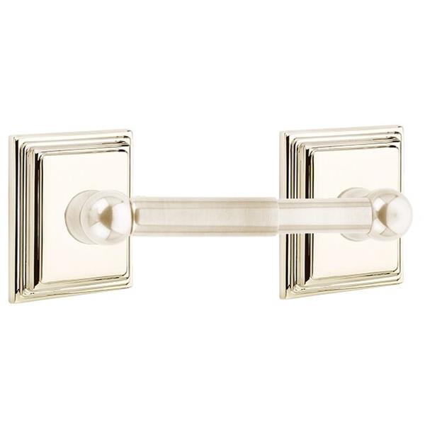 Emtek - Traditional Brass Toilet Paper Holder Spring Rod Style