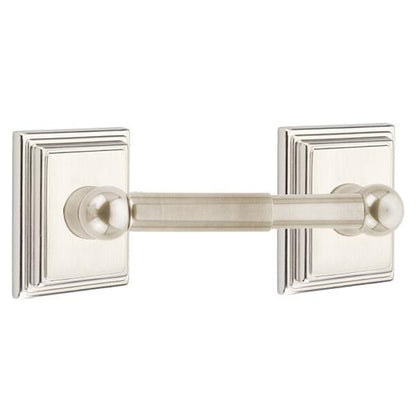 Emtek - Traditional Brass Toilet Paper Holder Spring Rod Style