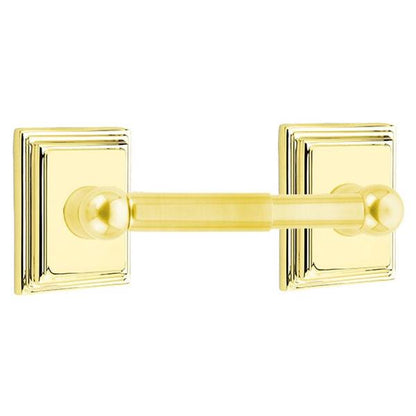 Emtek - Traditional Brass Toilet Paper Holder Spring Rod Style