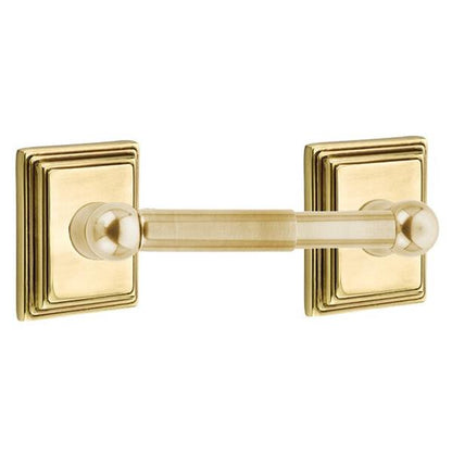 Emtek - Traditional Brass Toilet Paper Holder Spring Rod Style