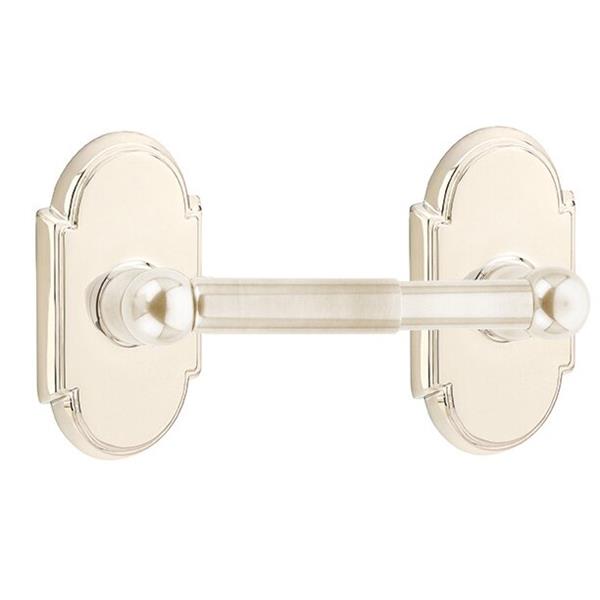 Emtek - Traditional Brass Toilet Paper Holder Spring Rod Style