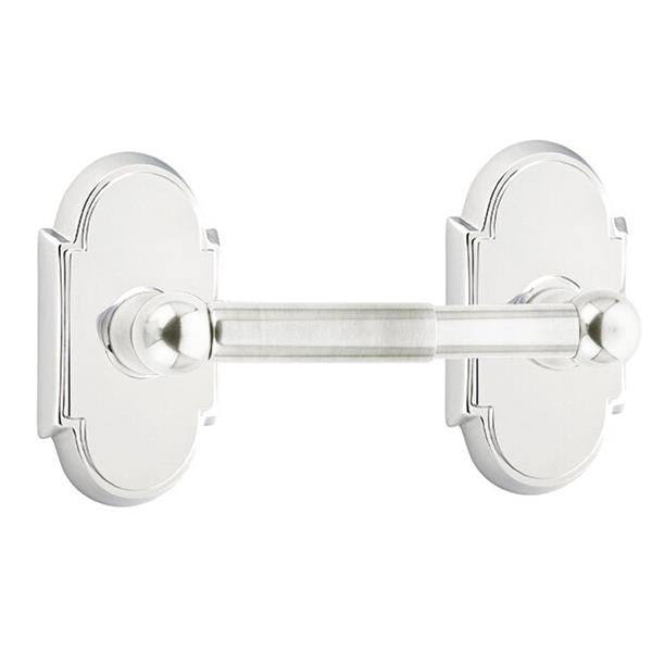 Emtek - Traditional Brass Toilet Paper Holder Spring Rod Style