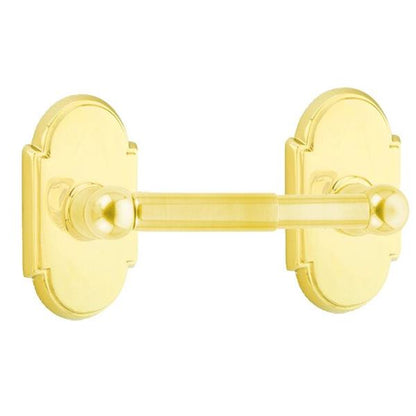 Emtek - Traditional Brass Toilet Paper Holder Spring Rod Style