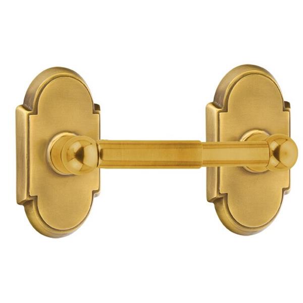 Emtek - Traditional Brass Toilet Paper Holder Spring Rod Style