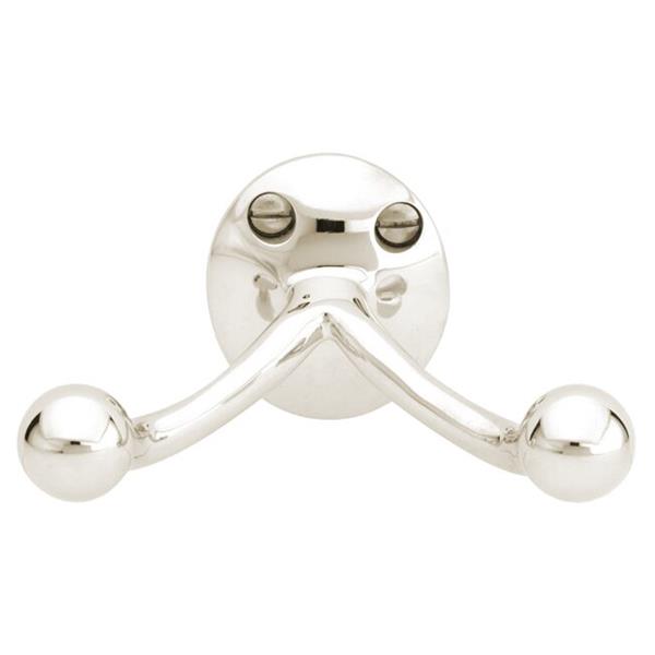 Emtek - Traditional Brass Double Hook W/ Oval Foot