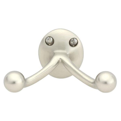Emtek - Traditional Brass Double Hook W/ Oval Foot