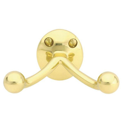 Emtek - Traditional Brass Double Hook W/ Oval Foot