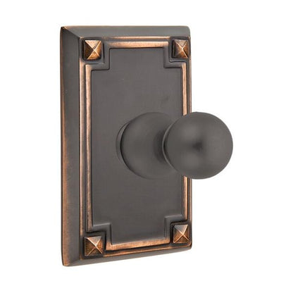 Emtek - Traditional Brass Single Hook Post