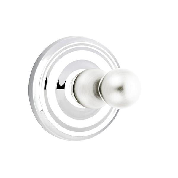 Emtek - Traditional Brass Single Hook Post