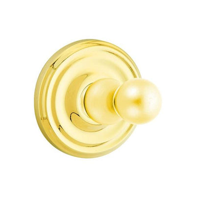 Emtek - Traditional Brass Single Hook Post