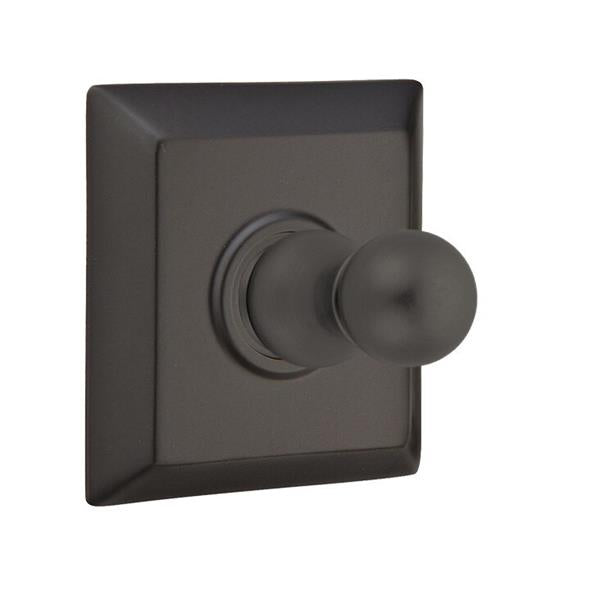 Emtek - Traditional Brass Single Hook Post