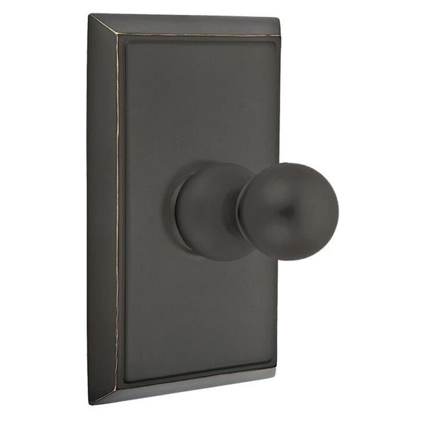 Emtek - Traditional Brass Single Hook Post