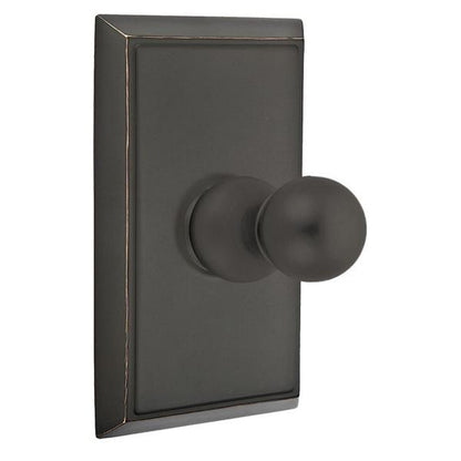 Emtek - Traditional Brass Single Hook Post