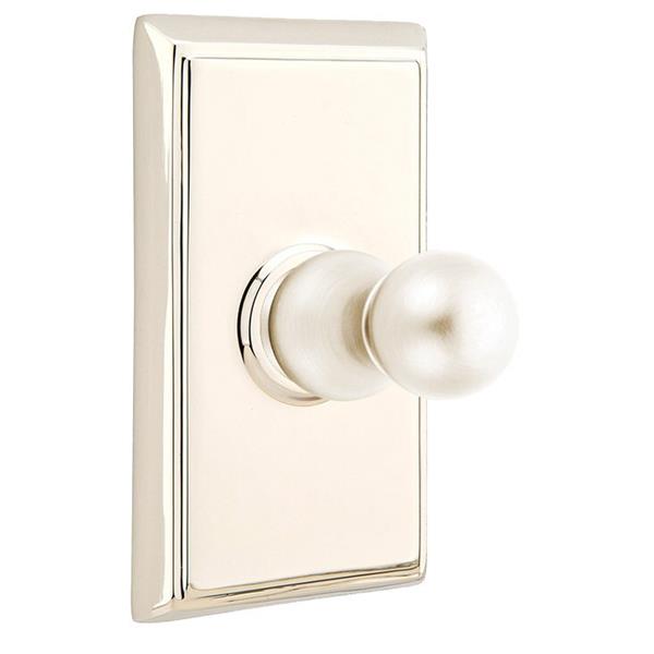 Emtek - Traditional Brass Single Hook Post
