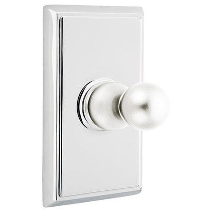Emtek - Traditional Brass Single Hook Post